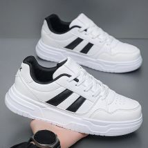 Ledersneaker für Herren Trendige Casual-Sport-Skateboardschuhe Plus Übergrößen 50 51 52 Direktverkauf ab Werk