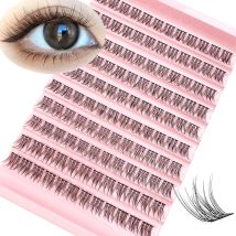 1/Box 120 Bundles Nerz Falsche Wimpern Natürliche Russische 3D Spitzen Einzelne Wimpernverlängerung Cluster Make-Up-Tool Großhandel Wimpern