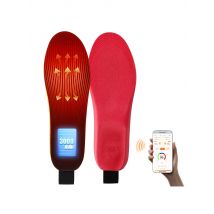 APP Control Smart Heated Insoles Foot Warming Pad for Winter Camping Outdoor Ski Adjustable Temperature Feet Heating Shoe Pads