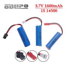 Für c2 d828 3,7 v 1600mah Li-Ionen-Batterie für RC-Spielzeug Stunt Dump Auto Boot Tank Pistole LKW Motorräder Batterie Spielzeug Zubehör