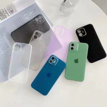 Ultradünne PP-Schale, mattierte Anti-Fall-Handyhülle für iPhone 11, 12, 13, Mini 14, 15 Pro Max 15 Plus Schutzhüllen