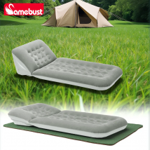 Aufblasbares Camebust-Luftbett, verstellbare Outdoor-Campingmatratze, verdicktes beflocktes PVC-Material, tragbare Reise-Isomatte