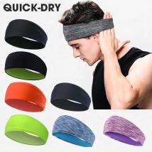 Fascia sportiva per uomo Fasce per capelli elastiche con design in rete traspirante Fasce per yoga Copricapo o corsa Yoga Fitness Allenamento