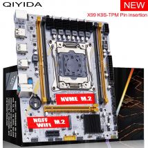 Scheda madre QIYIDA X99 LGA 2011 3 X99 C612chip con slot M.2 Supporto memoria DDR4 SATA3.0 USB3.0 PCI16X tpm2.0 msi14pin