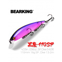 BEARKING 110mm 16g gorący sprzęt wędkarski A + System wolframowy przynęty Minnow Bait zawieszka przynęta 16 kolorów do wyboru