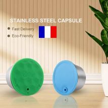 ICafilas Link in metallo inossidabile Rusable per Capsule di caffè Dolce Gusto Fit Nescafe con filtro a terra