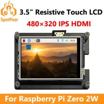 3.5inch HDMI LCD Resistive Touch Screen Acrylic Case Option 480×320 IPS Display For Raspberry Pi Zero 2W