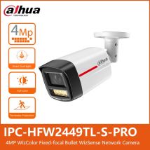 Dahua IPC-HFW2449TL-S-PRO HFW2849TL-S-PRO 4/8MP WizColor Full Color Bullet WizSense Kamera Sieciowa Bezpieczeństwa 50m Wykrywanie Ludzi