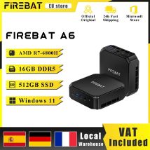 FIREBAT A6 Ultimo MINI PC AMD Ryzen 7 6800H 7735HS 16GB DDR5 RAM 512GB SSD WIFI6 BT5.2 Computer Desktop Portatile MINI-PC
