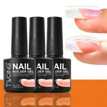 TWOING Professionelles Builder-Gel, UV-Hartgel für Nägel, stärkt schnelles Aufbau, langlebiges Soak-Off-Verlängerungsgel, 10 ml