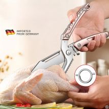 COBIE-Messer und Schere in einer Küchenschere, Küchenutensilien aus Edelstahl, leistungsstarke Haushaltsschere