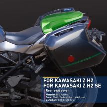 Für z h2 zubehör motorrad rücksitz verkleidung verkleidung solo pillion grün schwarz carbon für