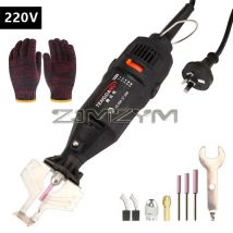 Affilatrice per motoseghe elettrica ad alta velocità, smerigliatrice rotativa, perforatrice a catena, mulino portatile, lima per sega con accessori per utensili