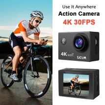 Cámara de acción de aire SJCAM SJ4000 con vídeo 4K 30M impermeable 2,4G WiFi cámara deportiva cámara de acción cámara deportiva bicicletas motocicletas