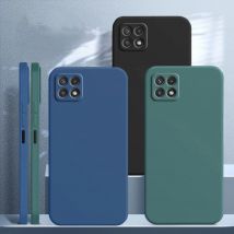 Per Samsung Galaxy A22S 5G Custodia Samsung Galaxy A22 A22S 5G Cover di lusso TPU Custodia in silicone liquido antiurto Samsung A22S 5G