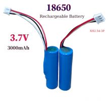 XH2.54-3P Stecker 18650 Lithium-Ionen-Akku 3,7 V 3000 mAh mit Leiterplatte für Lautsprecher, Radios, Scheinwerfer, Spielzeug usw. 4,2 V