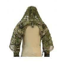 Breathable Ghillie Suit Foundation, Mesh Nylon, Camouflage Hunting Ghillie Base, Sniper Viper Hood for Airsoft Paintball