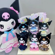 Toptoy Kuromi Campus Series Vinyl-Plüsch-Blindbox, niedliche Desktop-Dekorationen, Sammlerstück, trendiges Überraschungsgeschenk für Mädchenobjekte