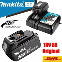 100% Oryginalna bateria 18V Makita 6Ah 6000mAh do Makita BL1830B BL1850B BL1850 BL1840