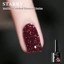 Glitter Rot Schwarz Gel Nagellack Glänzend Weihnachten Gel Polnisch UV LED Soak Off Maniküre DIY Salon Dekoration Geschenke Frauen Weihnachten