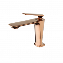 ZAPPO Rose Golden Bathroom Faucet Wash Basin Sink Tap Steam Spout Deck Mounted Solid Brass Rose Golden Mixer Tap Faucets