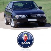 1 STÜCK Passend für SAAB 93 9-3 900 9000 50 mm Auto-Fronthauben-Emblem-Abzeichen 5289871 Blau