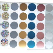 100PCS Runde Rose Gold Blau Silber Grau Laser Scratch Off Aufkleber Etiketten Blank Für Geheimnis Code Abdeckung Home Spiel hochzeit Nachricht