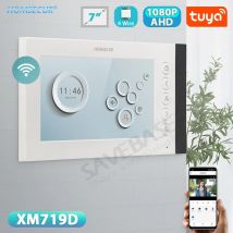 7"/10" HD-Innenmonitor mit DC15V-Stecker für 4-Draht-Tuya WIFI Smart Video-Türsprechanlage, 1080P-Aufnahme, Schnappschuss