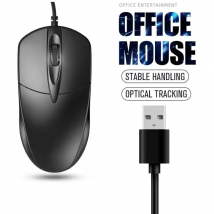Mouse ottico USB cablato Mouse per laptop Home Office Rullo antiscivolo 3D 1200 DPI Gioco Mause Accessori per computer per PC desktop