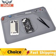 ESD Welding Mat with Magnetic Heat Insulation Working Pad Silicone Soldering Mat Soldering Work Station Pad for Phone Welding