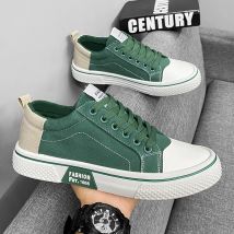 Neue koreanische Herren-Leinwandschuhe, modische und vielseitige Low-Top-Studenten-Freizeitsportschuhe