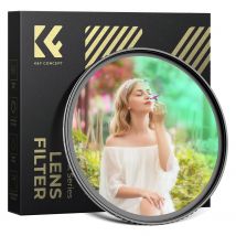 K&F Concept Nano-X White Pro Filtro per nebbia Filtro per effetti cinematografici Filtro per diffusione bianco per obiettivo fotocamera 49 52 58 67 72 77 82mm