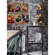 ARTISIAN Weathered Guitar Lover Metal Tin Sign Vintage Metal Poster Decorative Plate Aged Music Metal Plaque Home Bar Wall Decor