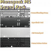 Monsgeek M5 Sound Pack/Platte für mechanische Tastatur PC POM FR4 Messingplatte Custom Gaming Keyboard Zubehör