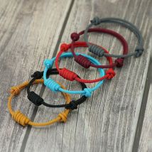 Handmade Grade A Milan Thread Luck Bracelet Man Woman Sliding Adjustable Weaven Rope Braslet Camping Sports Couple Gift Jewelry