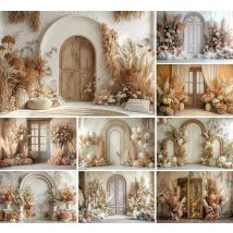 Mehofond Fotografie Hintergrund Boho Zimmer Bogen Wand Blume Erwachsene Geburtstag Hochzeit Mutterschaft Porträt Dekor Hintergrund Foto Studio