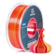 Geeetech Dual Colors BiColor Silk PLA Filament, 3D Filament 1,75 mm 1 kg Spulendraht (+/-0,03 mm) Vakuumverpackung