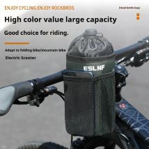 Eslnf fahrrad flaschen halter fahrrad wasser flaschen träger beutel isolierter kessel mtb rennrad lenker tasche zubehör