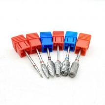 Nagel Wolfram Hartmetall Bohrer Bits Für Maniküre Polieren Handstück 2,35 MM Schaft Erdbeere Labor Bohrer Wolfram Stahl Schneider
