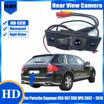 HD rückansicht kamera Für Porsche Cayenne 955 957 958 9PA 2002 ~ 2010 HD Nachtsicht Wasserdichte Backup parkplatz Rückfahr Kamera