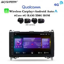 12g 256g carplay auto android 13,0 ips dsp auto dvd player gps karte wifi bluetooth rds radio für benz b200 w169 w245 viano vito