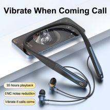 EARDECO Vibrate When Coming Calls Wireless Headphones Bass Bluetooth Earphone Ai Control Hifi Sound Bluetooth Headphone with Mic