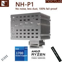 NOCTUA NH-P1 Passive CPU Radiator 6 Heat Pipes Support Dual Platform Fanless  NH-P1 Passive Radiator 6 Years Warranty