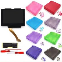 Hispedido Drop In V5 720x480 Retro Pixel Pre-laminato IPS LCD + custodia pretagliata con pulsanti dello stesso colore per GBA SP