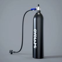 CYCLAMI aleación de aluminio 1.3L MTB inflador de carretera botella de aire de neumáticos potenciador de neumáticos con válvula cilindro de Gas para bicicleta neumático sin cámara de vacío