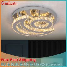 Lampada da soffitto moderna Crystal Led Sun Moon Design lampadario lampada a sospensione apparecchi di illuminazione soggiorno sala da pranzo arredamento camera da letto
