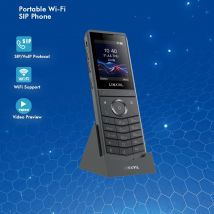 LINKVIL-videoportero inalámbrico WiFi SIP VoIP, enchufe estadounidense portátil para oficina, hogar, hoteles, Audio Fanvil, teléfono SIP portátil
