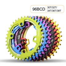 BDSNAIL Round 96BCD Aluminum Alloy Chainwheel 30T 32T 34T 36T 38T MTB Bike Road Bicycle for M7000 M8000 M90