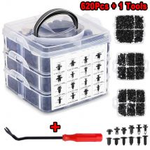Auto Fastener Clip Kit Fender Niet Clips Panel Trim Removal Tool Auto Körper Push Retainer Pin Niet Stoßstange Tür Trim Panel Clips