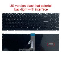 Englische Vollfarb-Tastatur mit RGB-Hintergrundbeleuchtung für MSI GE63 GE73 GS73 Raider 8RE 8RF